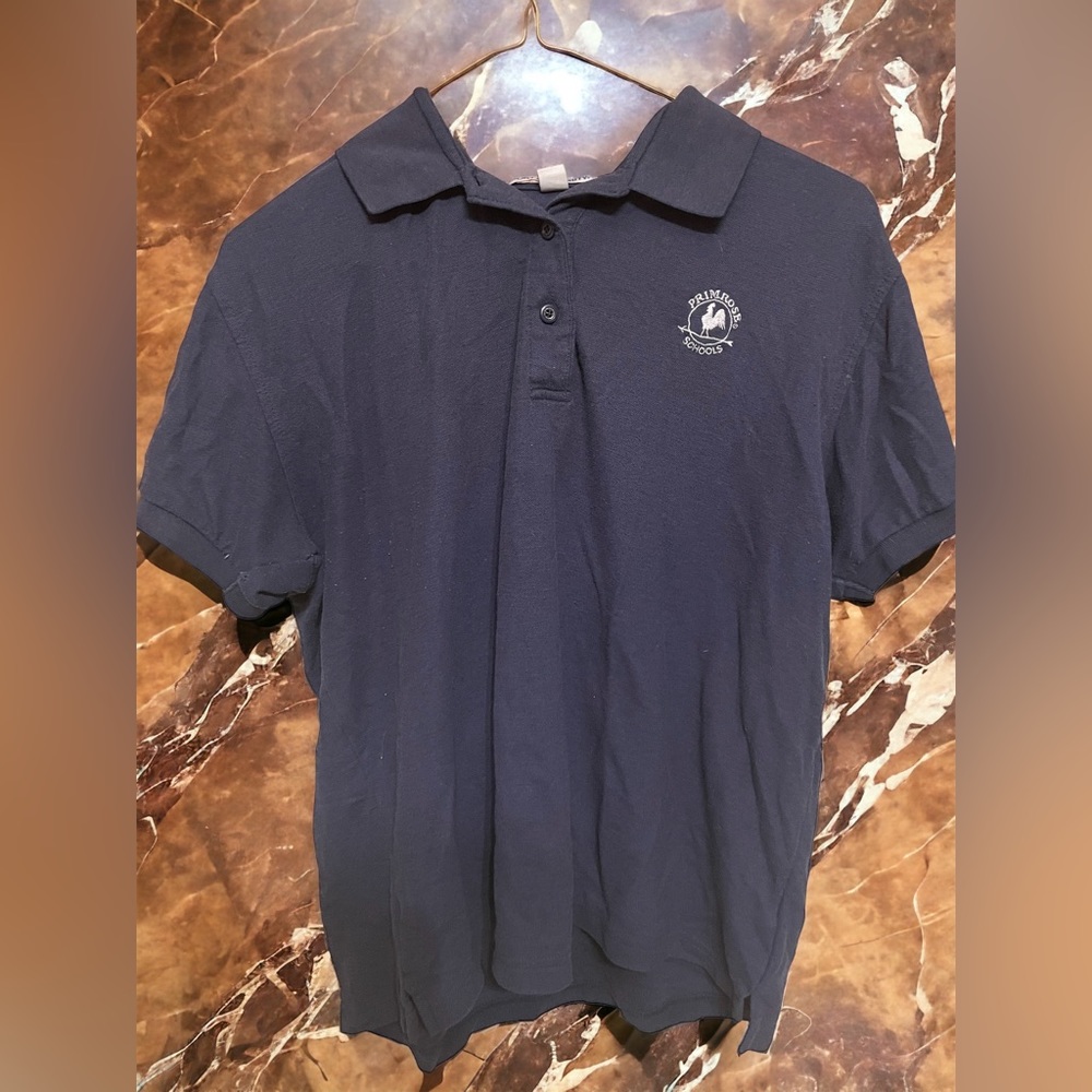 Navy Primrose Teachers Polo